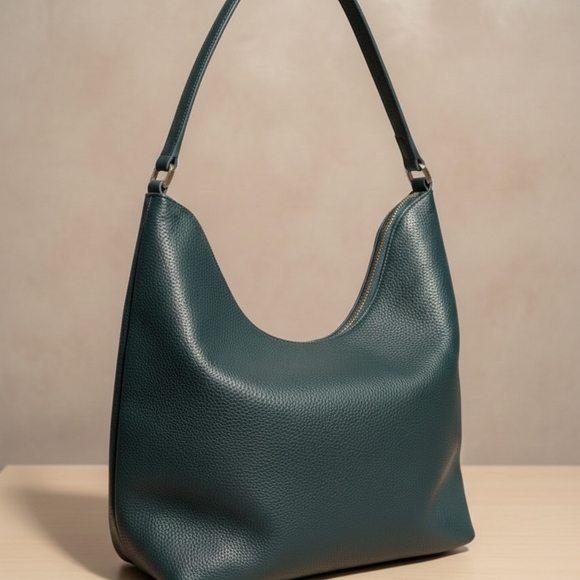 Kate Spade New York Zippy Shoulder Bag Pebbled Leather Purse Peacock (EUC) - Picture 5 of 15